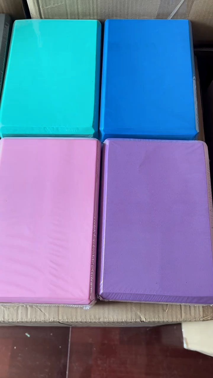 Beautigo Comfort EVA Yoga Pilates Dancing Class Fitness Block Foam Brick Sports Pilates Tool Gym Workout Stretching Health Beauty Body Care Foam Roller Density Deep Tissue Massager Muscle Massage Recovery Tools Running & Jogging Yoga Cycling Beach Gym Wor