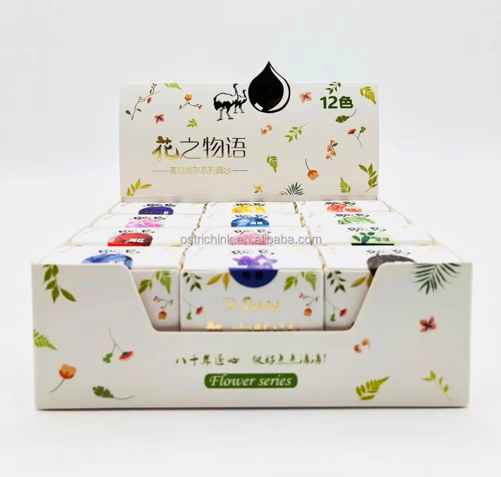 Fountain Pen Ink Color Dye Ink "the Flower Series"