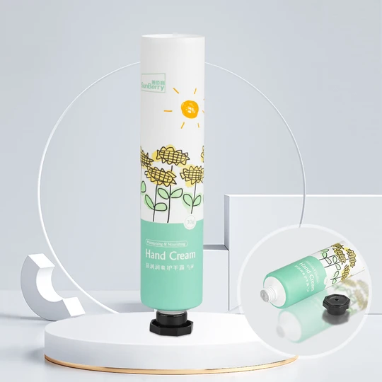 K220103-D22mm Flat Head Plastic Tube with Octagonal Screw Cap