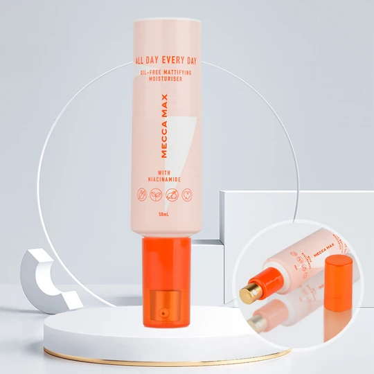 K350602-D35mm flat head tube with Screw-on Pump