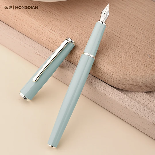 Hongdian fountain pen for students to practice calligraphy for boys and women, high-end exquisite business office literary retro high-value replaceable ink capsule 920S fruit series notebook gift box gift