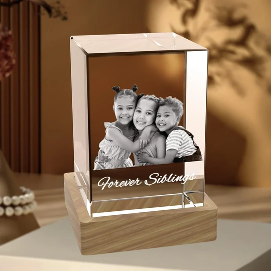 3D Cube Crystal Photo Gifts