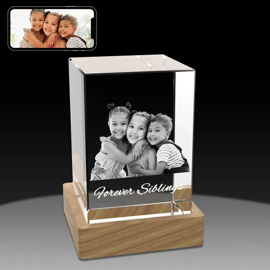3D Cube Crystal Photo Gifts