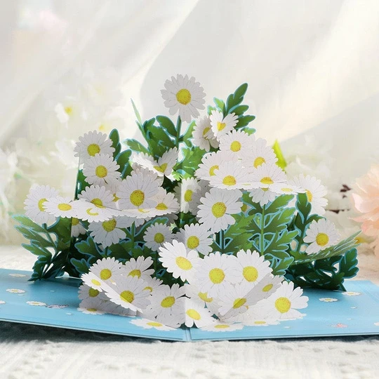 Pop-up Greeting Card - Daisy