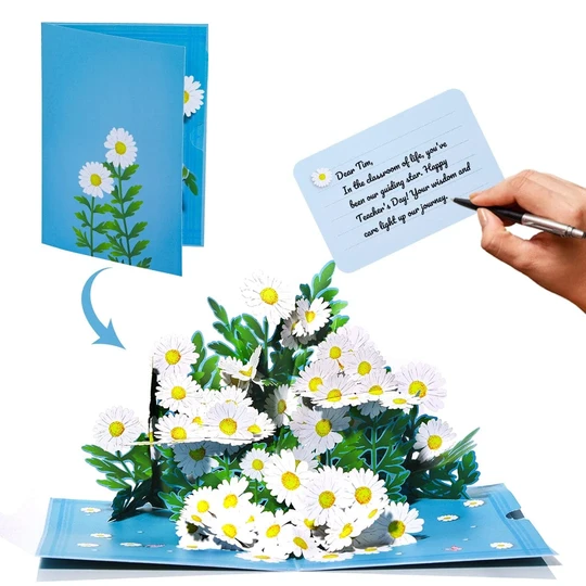 Pop-up Greeting Card - Daisy