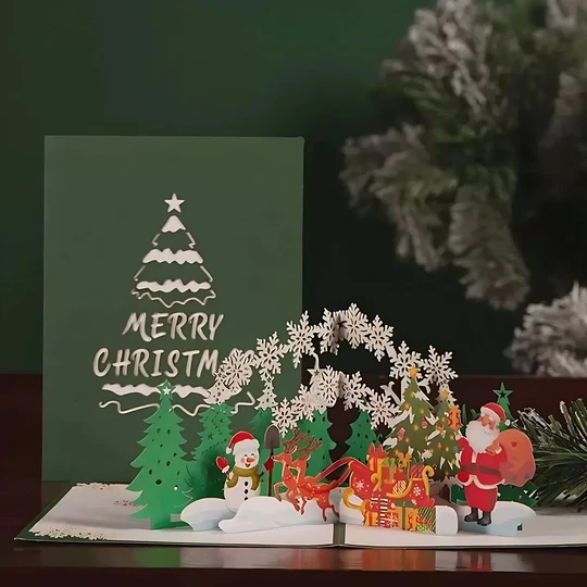Pop-up Greeting Card - Christmas Tree