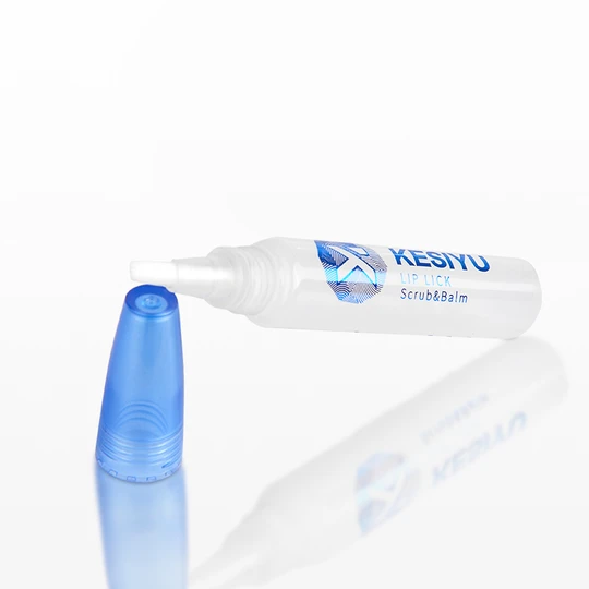 K160402-D16mm long flocking flat tip tube with screw-on cap 