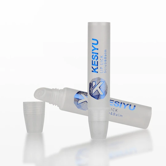 K160406-D16mm  Lip Gloss Head Tube with screw-on Cap 