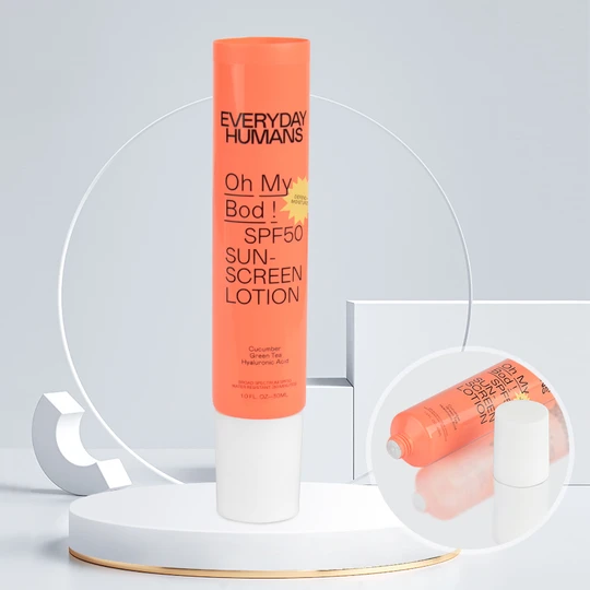 K220104-D22mm Flat Head Plastic Tube with Screw Cap