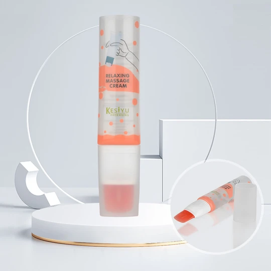 K301007-D30mm Wide silicone Massage Head Tube with snap cap