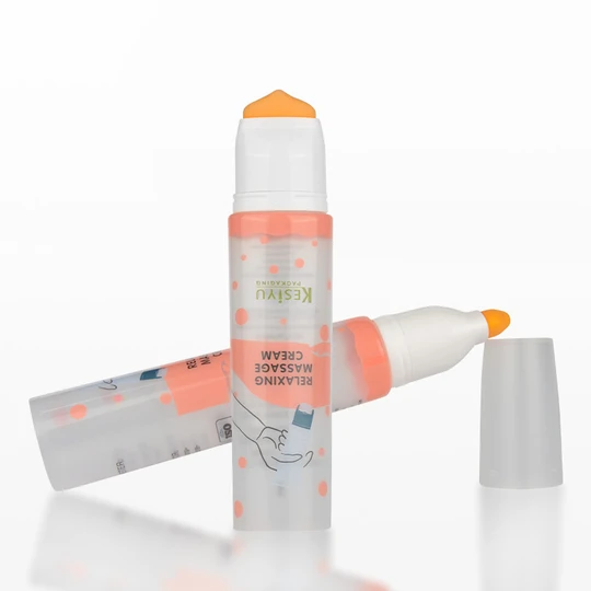 K301006-D30mm Wide silicone Massage Head Tube with snap cap