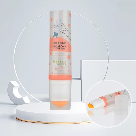 K301006-D30mm Wide silicone Massage Head Tube with snap cap