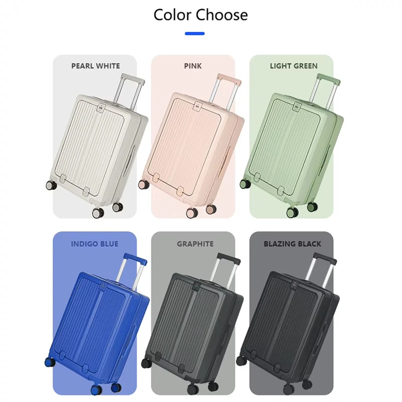 Multifunctional front-opening suitcase