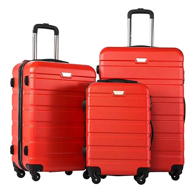 Classic horizontal stripe series suitcases