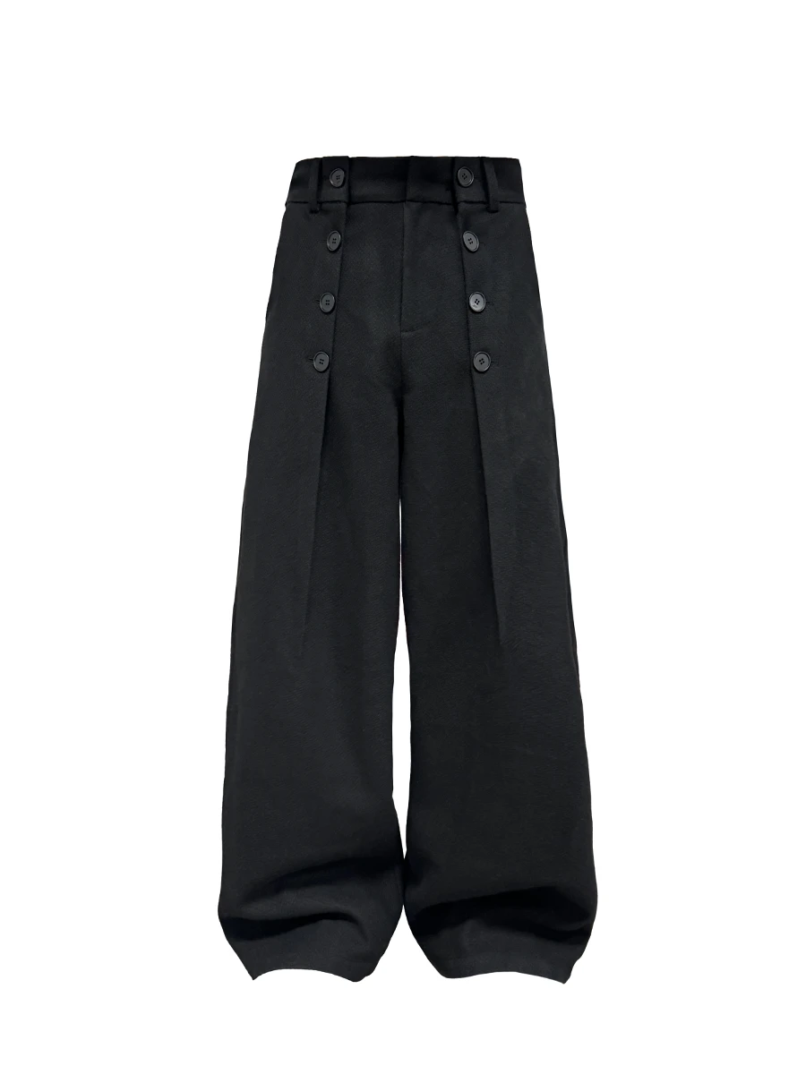 JCAESAR BUTTON PANTS ワイドパンツ カジュアルパンツ