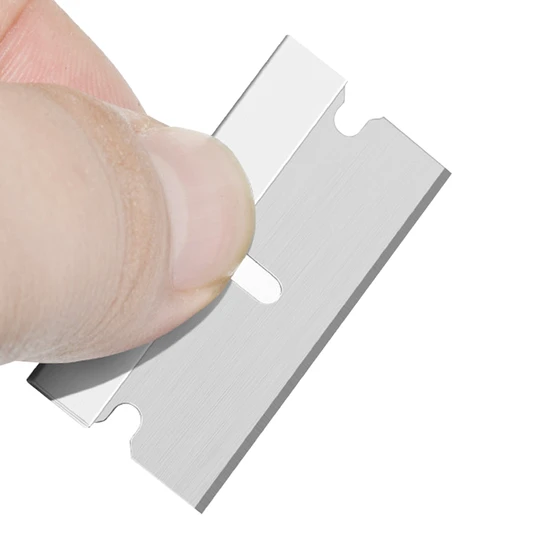 KUNAISI 1.5 Inch Mini Blade Sticker Remover Tool Glue Removal Cutter Kitchen Floor Cleaning Metal Scraper Glass Scraper