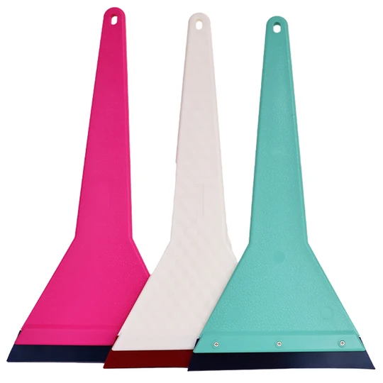 KUNAISI Window Tint Install Scraper Rubber Squeegee Scraper Car Tint Cleaning Tools Water Wiper Tint Squeegee