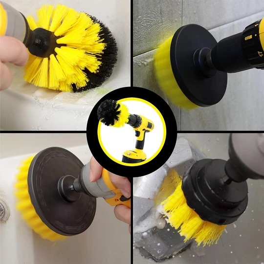 Hot Selling 17pcs Gap Brush for Car Care and Plastic Car Wash Cleaning Set Electric Drill Detail Brush Car Care Detail Brush