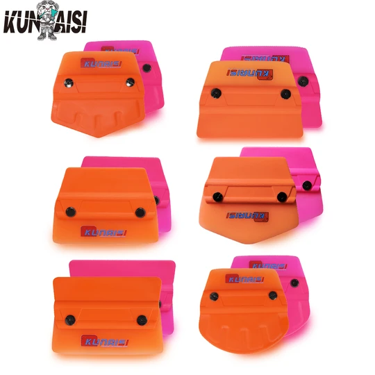 KUNAISI Design Custom Scraper Vinyl Wrap Plastic Scraper Squeegees with Felt Buffer Buffer Protective Edge Car Tint Scraper