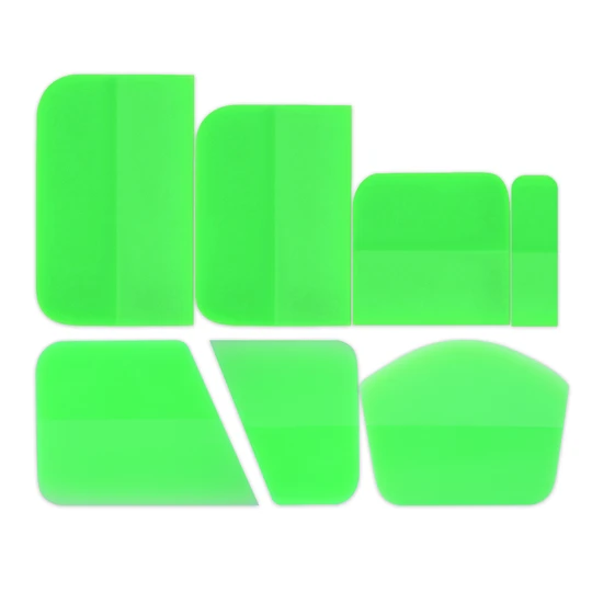 KUNAISI Customize Logo Vinyl Wrap Rubber Ppf Scraper Window Tint Tools Magnetic Squeegees Set