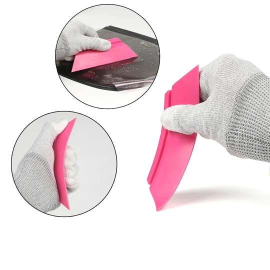  KUNAISI 3.5inch PPF Scraper Window Tinting Tool Water Removal Squeegee Vinyl Wrap Tools Window Tinting Tool for Car Wrap