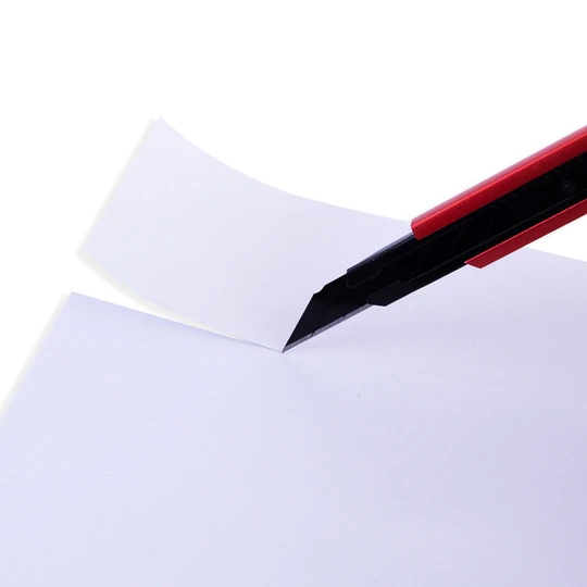 KUNAISI Safety 30 Degree Retractable Precision Art Utility Knife Knife Heavy Duty Utility Carving Cutter Knife for Car Film