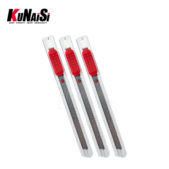 KUNAISI Fashionable Safety 60 Degree Retractable Precision Vinyl Cutter Knife Utility Carving Cutter Knife
