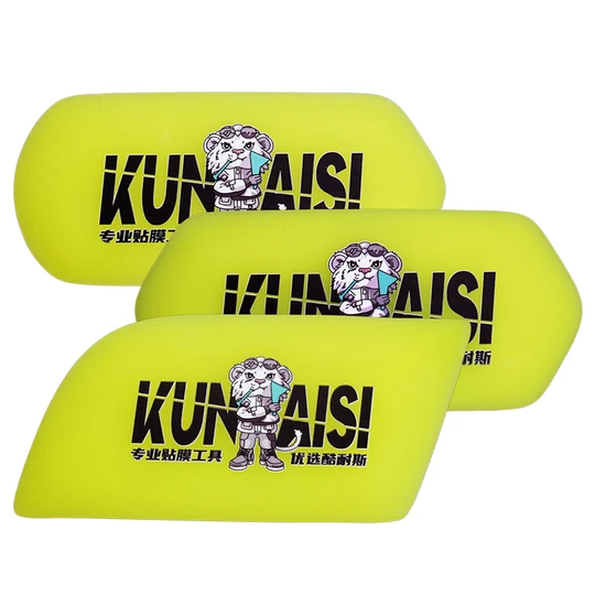 KUNAISI New Model Fine Grinding PPF Scraper Tint Squeegee Window Tinting Tool Vinyl Squeegee Vinyl Wrap Tools for Car Wrap