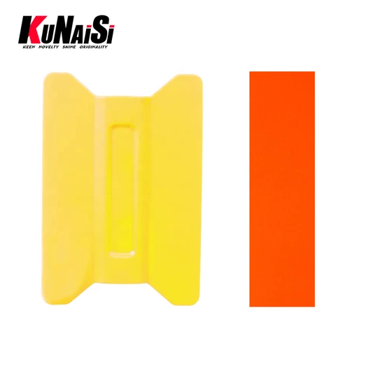 KUNAISI Magnetic Car Tinting Film Tools Microfiber Felt Squeegee Vinyl Car Wrap Tool Wing Shape Squeegee for Car Film