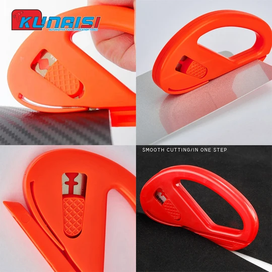 KUNAISI 7pcs Window Tinting Vinyl Film Wrap Tools Set PPF Wrapping Vinyl Car Application Tool Set