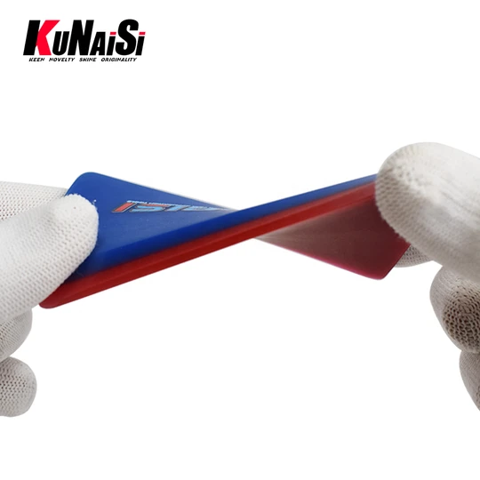 KUNAISI Custom Design Two-color Squeegee Window Tinting Tools PPF Squeegee Rubber Film Car Wrapping Tools