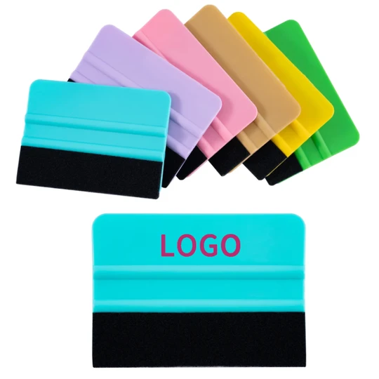 KUNAISI Custom Color Logo Design Car Wrap Tool Decal Squeegee Vinyl Tools