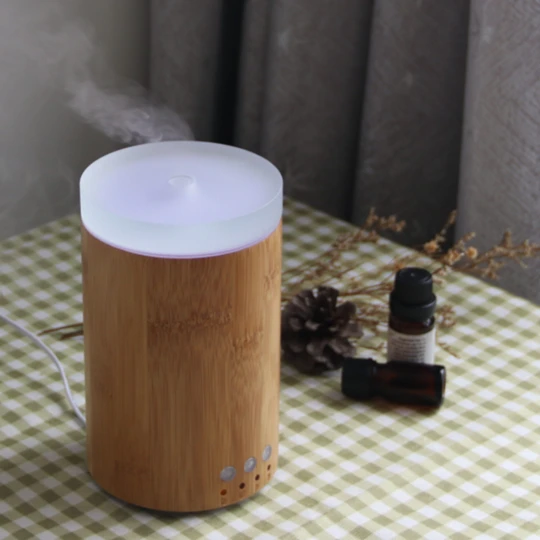 Bamboo Glass Ultrasonic Aroma Diffuser