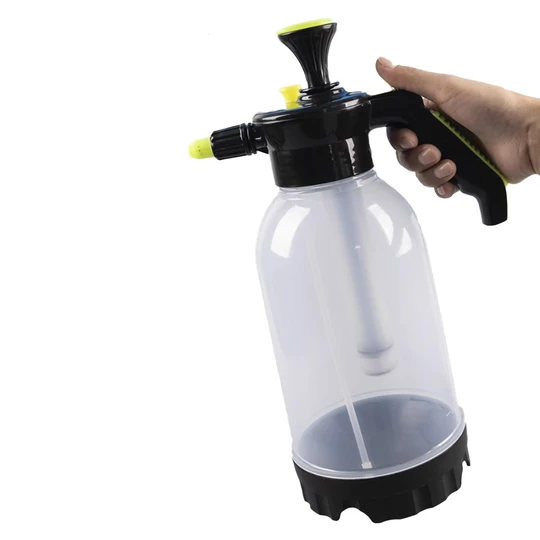 KUNAISI Car Wrap Tools Manual Pneumatic Foam Spray Bottle Car Wash Sprayer Fan-Shaped Acid and Alkali-Resistant Foam Sprayer