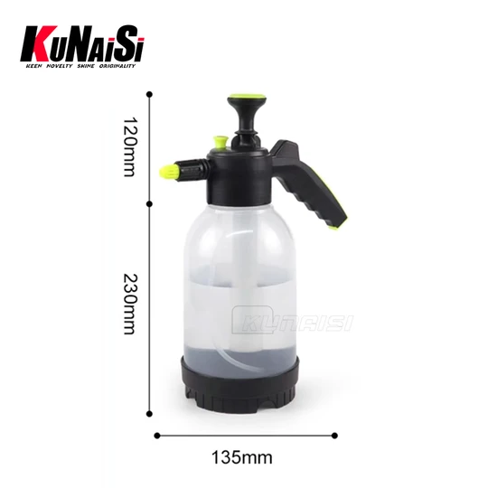 KUNAISI Car Wrap Tools Manual Pneumatic Foam Spray Bottle Car Wash Sprayer Fan-Shaped Acid and Alkali-Resistant Foam Sprayer