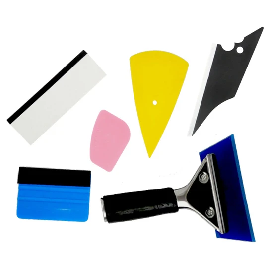KUNAISI Custom 6pcs Special Tools for Automotive Solar Film Vinyl Wrap Cleaning Tool PPF Car Wrap Tool Set