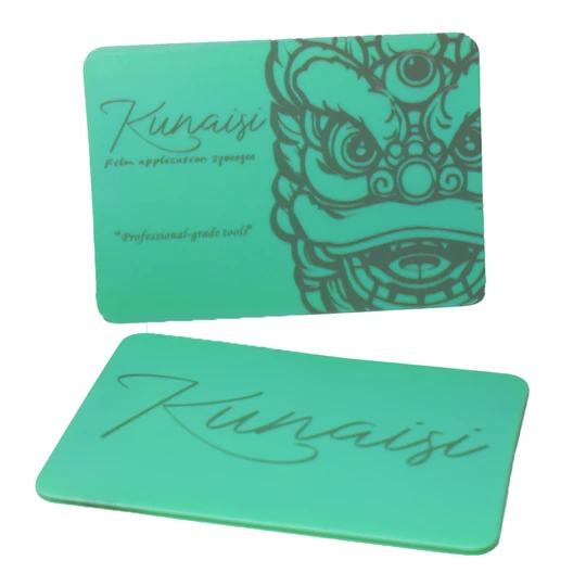 KUNAISI Double Edge Scraper Colour Change Film Installation Tools Tucked Edge Trimming Scraper Plastic Squeegee Car Wrap Tools