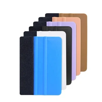 KUNAISI Vinyl Installation Tinting Tools Car Sticker Accessories Carbon Film Wrapping Felt Squeegee Scraper Car Wrapping Tool