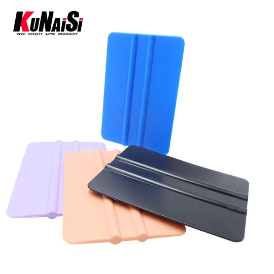 KUNAISI Vinyl Installation Tinting Tools Car Sticker Accessories Carbon Film Wrapping Felt Squeegee Scraper Car Wrapping Tool