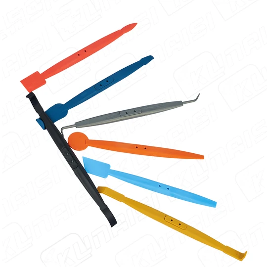 KUNAISI 7pcs Vinyl Wrapping Different Styles Magnetic Squeegee Set for Car Sticker Install Scraper Micro Stickers Set