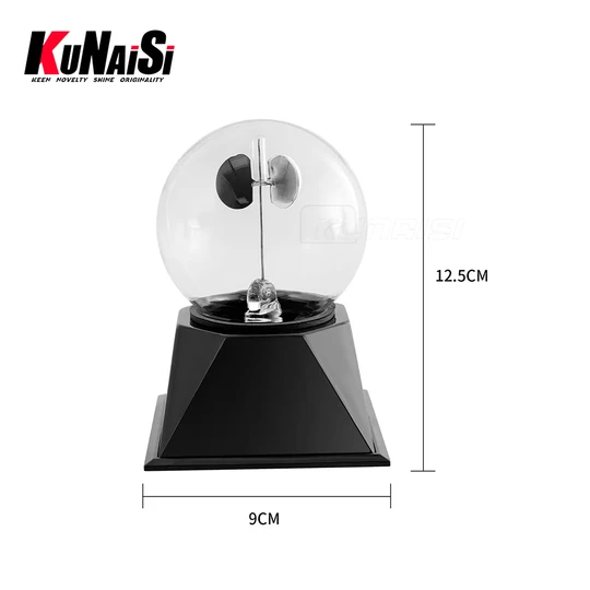 KUNAISI Radiometer Light Pressure Windmill Thermal Model Solar Power Glass Crookes Radiometer for Car Window Tint Test
