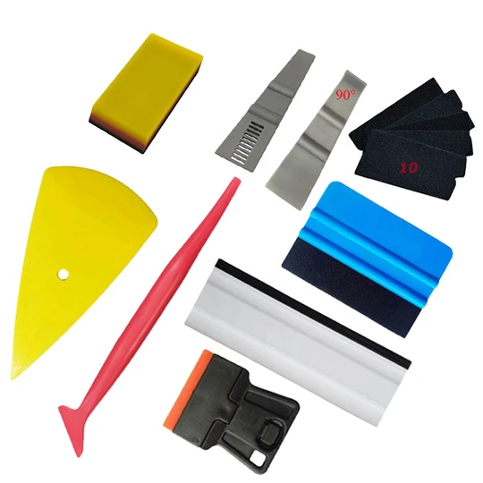 KUNAISI Vinyl Film Wrap Tint Tools Set Wallpaper Hand Tools Automobile Window Tinting Tools Kit for Car