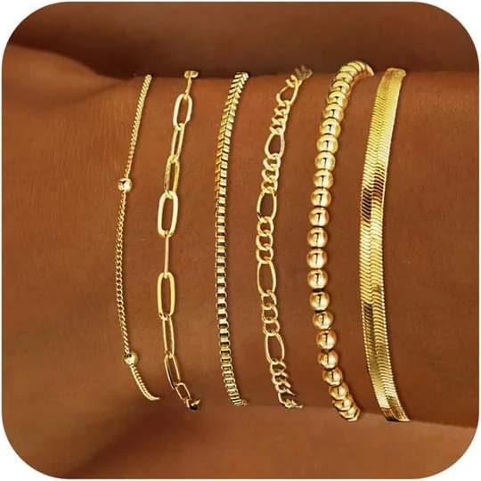Gold Bracelets for Women Waterproof