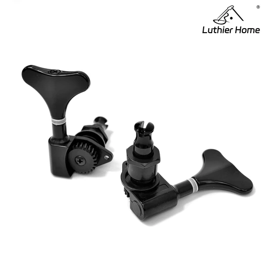 LH-750 Open-gear Tuner Bass / Ukulele Tuner-BK