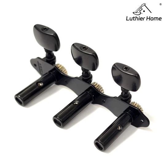 LH-808 Open-gear Tuners Classical Guitar Tuner-BK