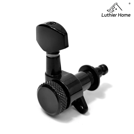 LH-7 Sealed Tuning Machine/Locking Tuners for Electric Guitar-BK