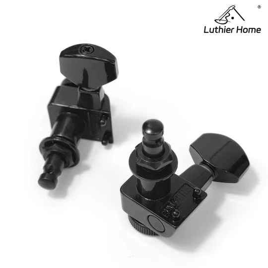 LH-407 Sealed Tuning Machine Locking Tuners for Electric Guitar-BK