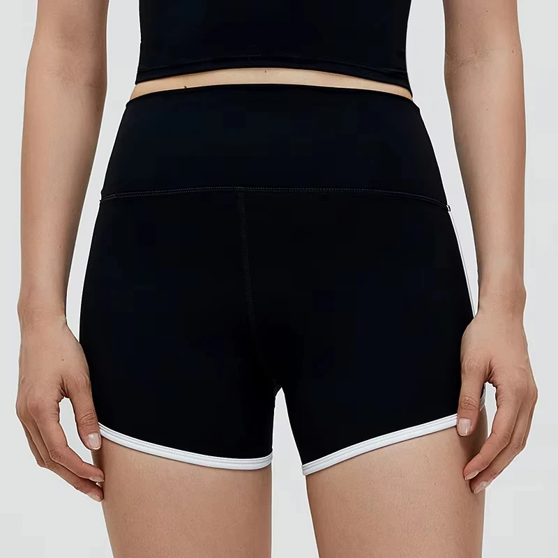 Yoga Shorts for Women Cycling Shorts High Waist Hip Lifting Sports Shorts 