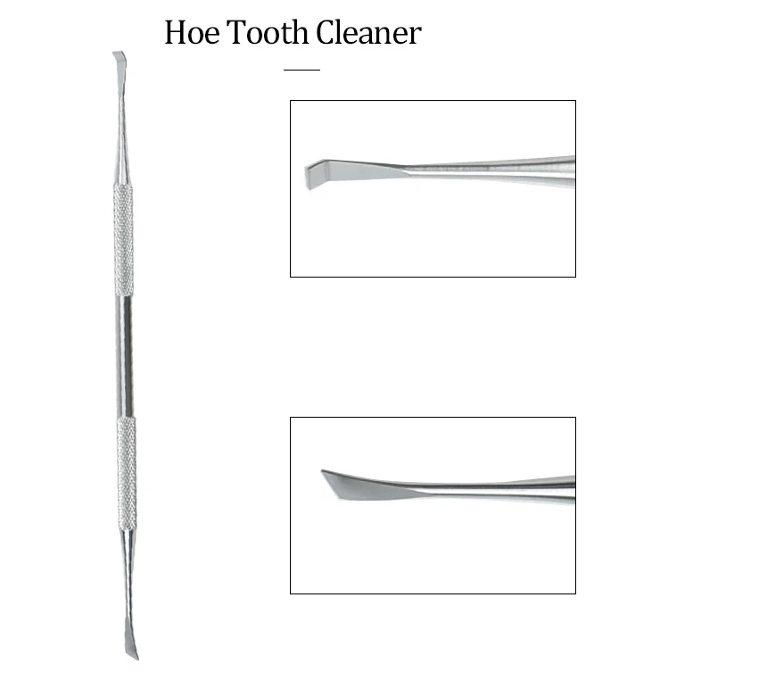 Dentist Clean Tools Dental Mirror Double Probe /sickle /hoe Tooth Cleaner Stainless Steel Dental Tool Products Oral Care Kit