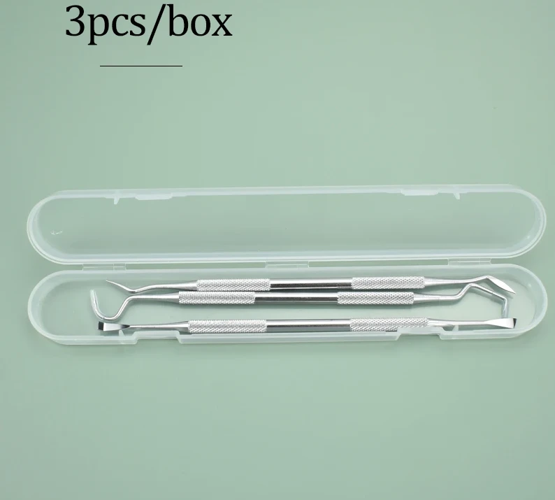 Dentist Clean Tools Dental Mirror Double Probe /sickle /hoe Tooth Cleaner Stainless Steel Dental Tool Products Oral Care Kit